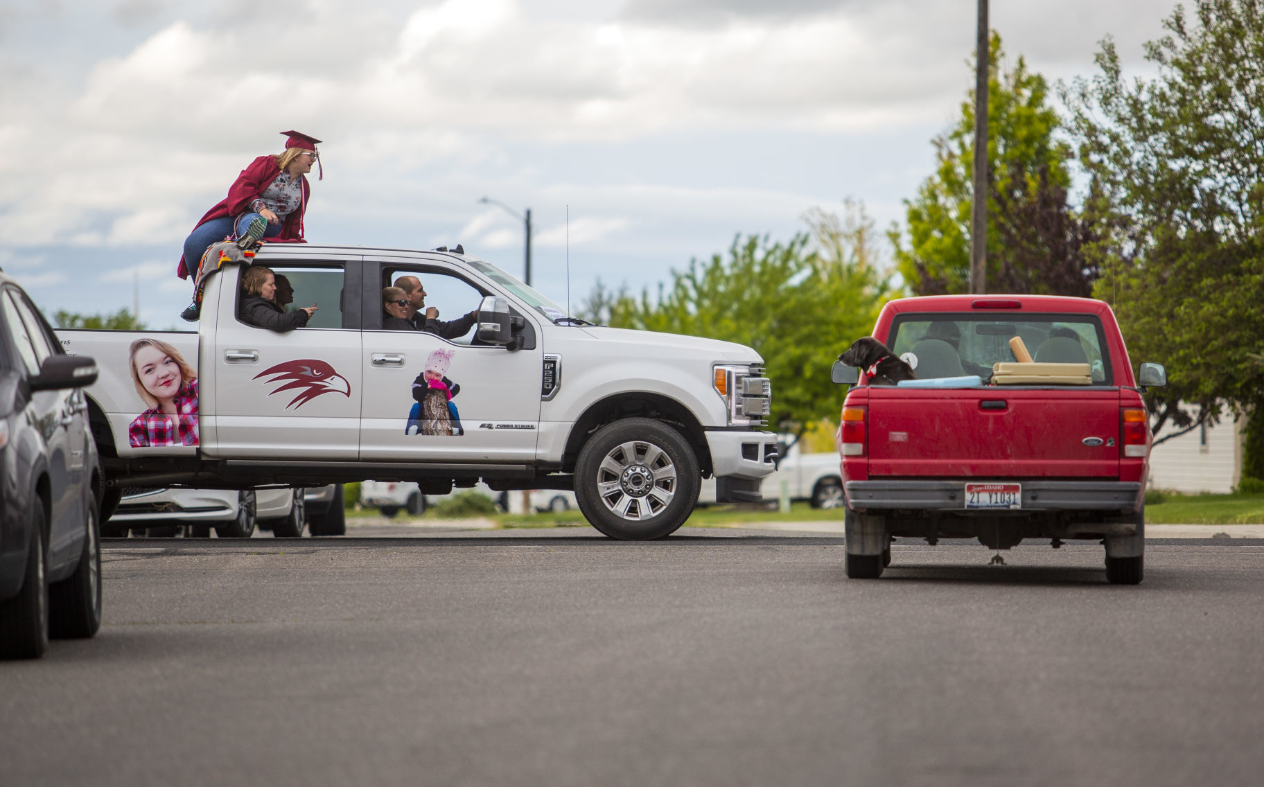 Canyon Ridge seniors honored in graduation parade